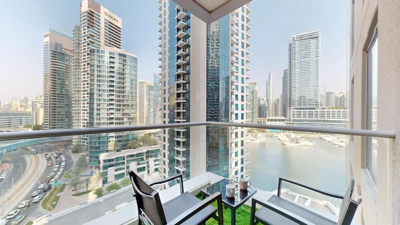 Apartment Attessa Tower - Vibrant One Bedroom In Marina Dubai United Arab Emirates