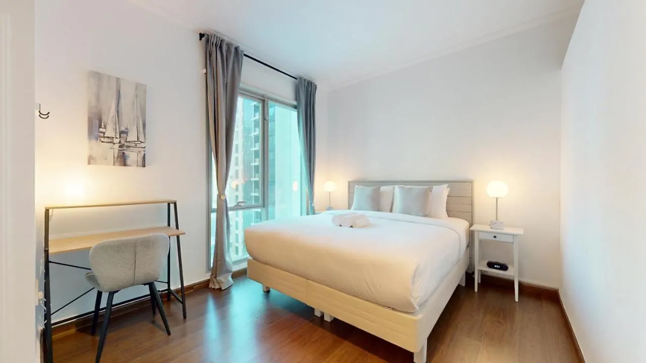 Attessa Tower - Vibrant One Bedroom In Marina Dubai 0*,